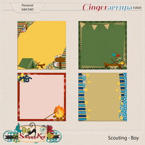 Scouting - Boy Stacked Paper Pack by The Scrappy Kat