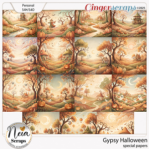 Gypsy Halloween - Special papers - by Neia Scraps