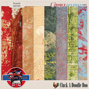 Cluck A Doodle Doo Artsy Papers By The Brit Chick
