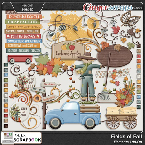 Fields of Fall Add-On Pack by Let Me Scrapbook