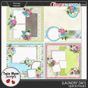 Laundry Day - QUICK PAGES by Twin Mom Scraps