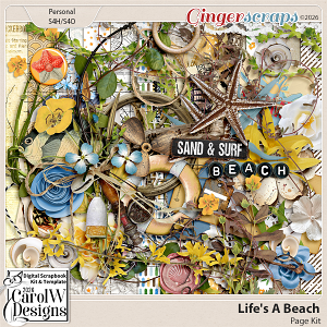 Life's A Beach-Page Kit