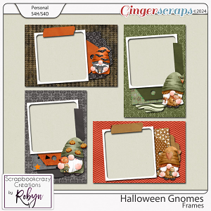 Halloween Gnomes Frames by Scrapbookcrazy Creations