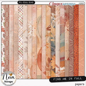 Find Me In Fall - Papers by Neia Scraps Find Me In Fall - Papers by Neia Scraps