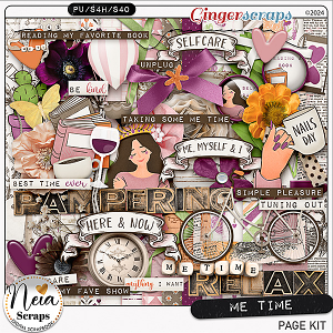 Me Time - Page Kit - by Neia Scraps Me Time - Page Kit - by Neia Scraps