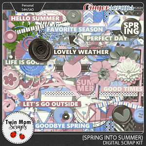 Spring Into Summer - KIT by Twin Mom Scraps