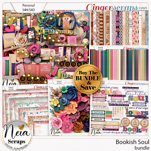 Bookish Soul - Bundle - by Neia Scraps