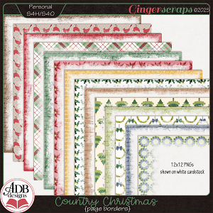 Country Christmas Borders by ADB Designs Country Christmas Borders by ADB Designs