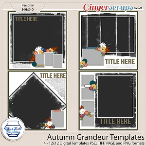 Autumn Grandeur Templates by Miss Fish Autumn Grandeur Templates by Miss Fish