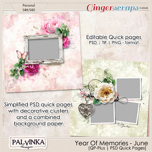 Year Of Memories - June QP-Plus by Palvinka Designs