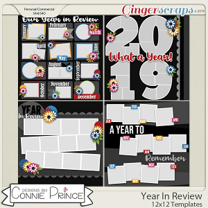 Year In Review - 12x12 Temps (CU Ok) by Connie Prince