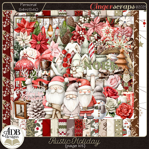Rustic Holiday Page Kit by ADB Designs Rustic Holiday Page Kit by ADB Designs
