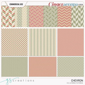 Chevron Layered Patterns (CU) by GS Creations