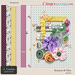 Scissors & Glue Mini Kit by J. Conlon and Sons