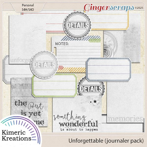 Unforgettable Journal Pack by Kimeric Kreations