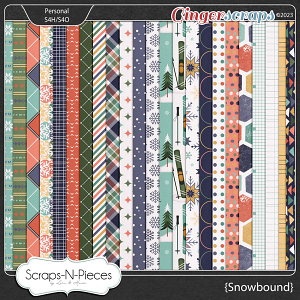 Snowbound Pattern Papers by Scraps N Pieces 