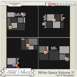 White Space Volume 31 - 12x12 Temps (CU Ok) by Connie Prince
