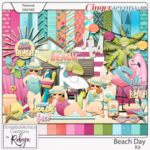Beach Day Kit by Scrapbookcrazy Creations
