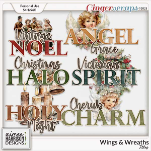 Wings & Wreaths Titles by Aimee Harrison