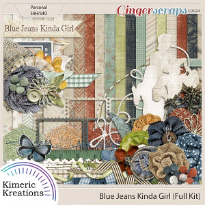 Blue Jeans Kinda Girl Full Kit by Kimeric Kreations Blue Jeans Kinda Girl Full Kit by Kimeric Kreations