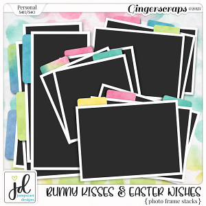Bunny Kisses & Easter Wishes {Photo Stacks}