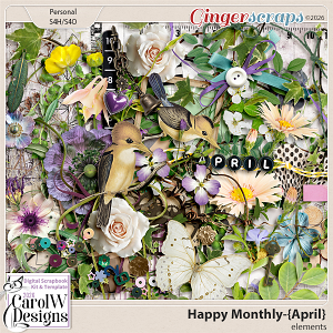 Happy Monthly-{April} Elements
