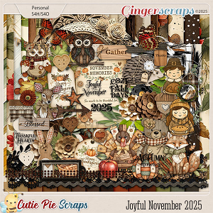 Joyful November 2025 Page Kit