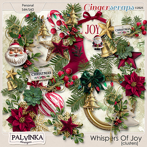 Whispers Of Joy Clusters by Palvinka Designs
