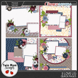 I Love Us - QUICK PAGES by Twin Mom Scraps