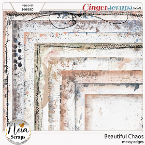 Beautiful Chaos - Messy Edges - by Neia Scraps