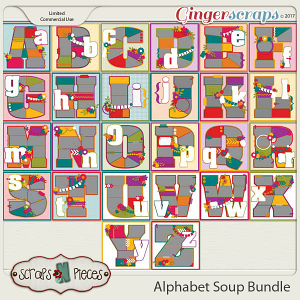 Alphabet Soup Template Bundle