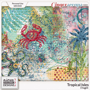 Tropical Isles Graffiti by Aimee Harrison