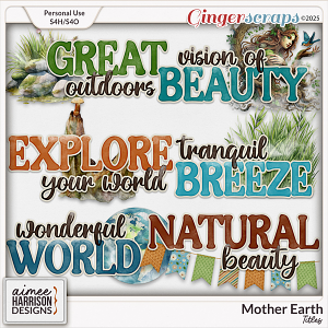 Mother Earth Titles by Aimee Harrison