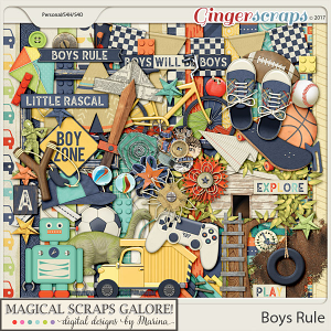 Boys Rule (page kit)