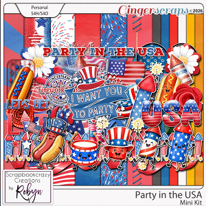 Party in the USA Mini Kit by Scrapbookcrazy Creations Party in the USA Mini Kit by Scrapbookcrazy Creations