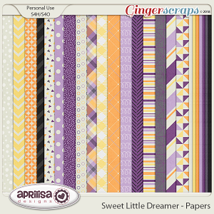 Sweet Little Dreamer - Papers by Aprilisa Designs