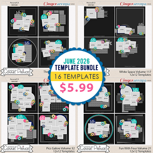 June 2026 Template Bundle by Connie Prince June 2026 Template Bundle by Connie Prince