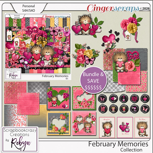February Memories Collection by Scrapbookcrazy Creations
