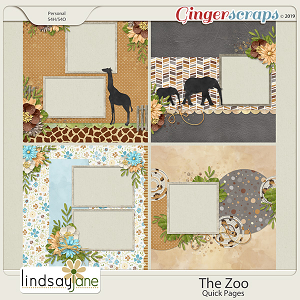 The Zoo Quick Pages by Lindsay Jane