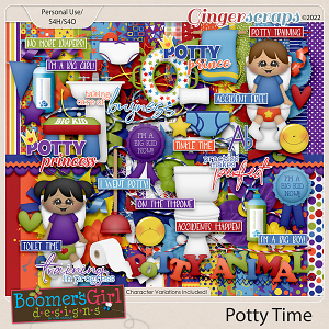 Potty Time by BoomersGirl Designs