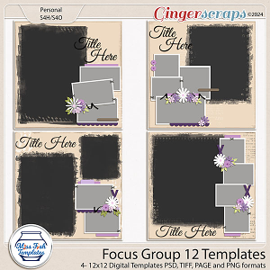 Focus Group 12 Templates by Miss Fish