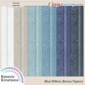 Blue Willow Bonus Papers by Kimeric Kreations