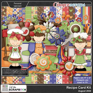 2024-08 Recipe Card Kit by Let Me Scrapbook 2024-08 Recipe Card Kit by Let Me Scrapbook
