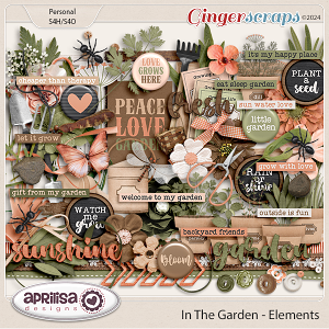 In The Garden - Elements by Aprilisa Designs