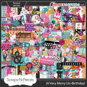 A Very Merry Unbirthday Kit by Scraps N Pieces