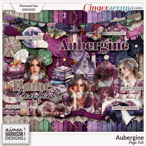 Aubergine Page Kit by Aimee Harrison