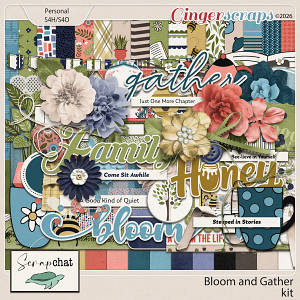 Bloom and Gather Kit by ScrapChat Designs