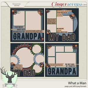 What a Man by Dear Friends Designs