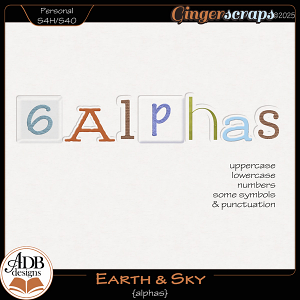 Earth & Sky Alphas by ADB Designs
