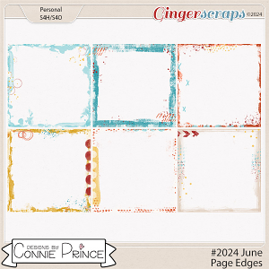 #2024 June - Page Edges by Connie Prince